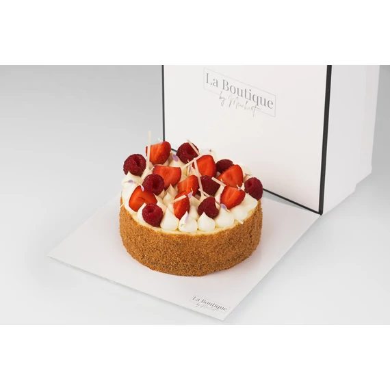 Sajttorta 6 szeletes - Cheesecake 6 slices