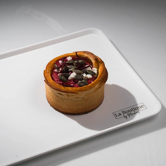 Humuszos kosárka - Hummus basket