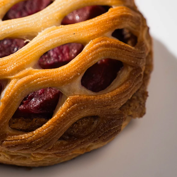 Szilvás rácsos - Plum lattice pastry